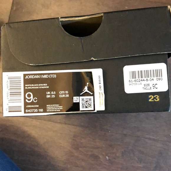 JORDAN 1 MID (TD) - Picture 7 of 7